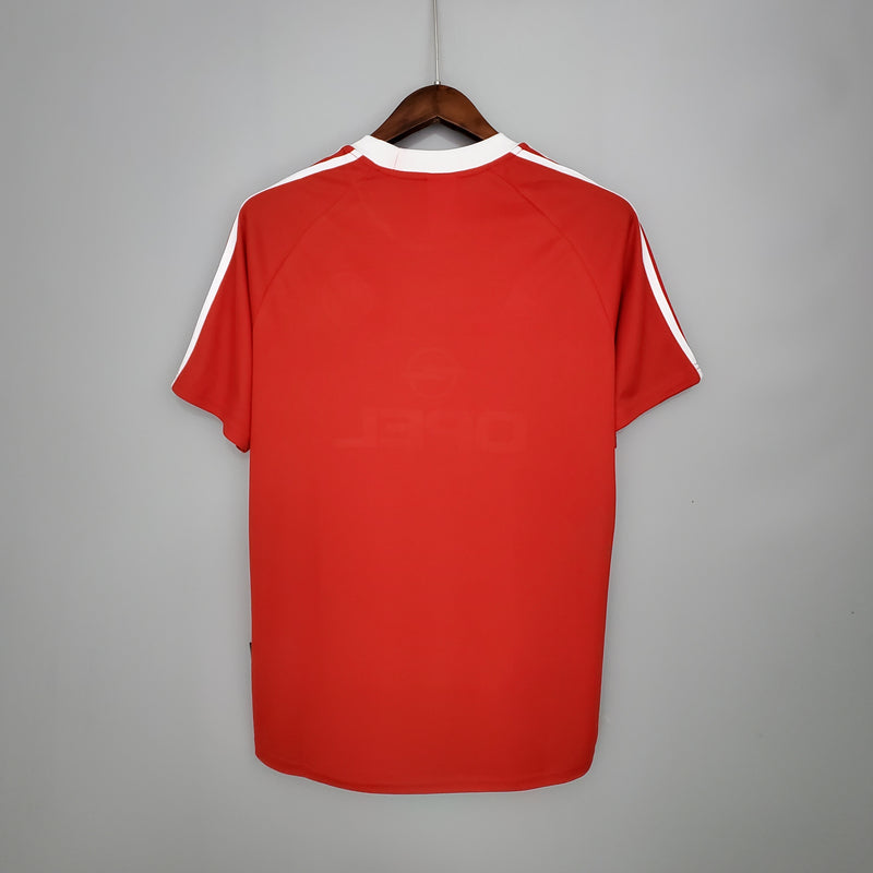 Camisa I Bayern de Munique Champions League Retrô | 2000/01 - Vermelha