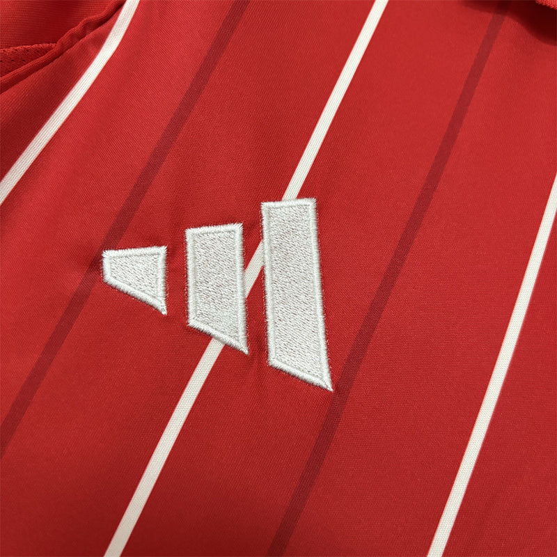 Camisa I Nottingham Forest | 25/26 Torcedor Adidas - Vermelha e Branca