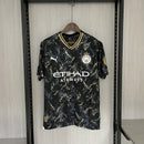 Camisa Black Gold Manchester City | 23/24 Torcedor Puma - Preta