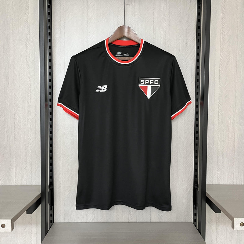 Camisa Retrô São Paulo | 24/25 New Balance - Preta