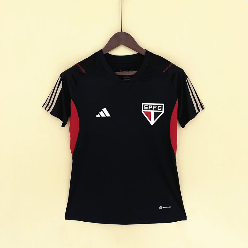 Camisa de Treino São Paulo | 23/24 Torcedor Adidas - Feminina - Preta