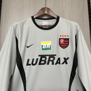 Camisa de Goleiro Flamengo Retrô | 02/03 Nike - Cinza (Manga Longa)