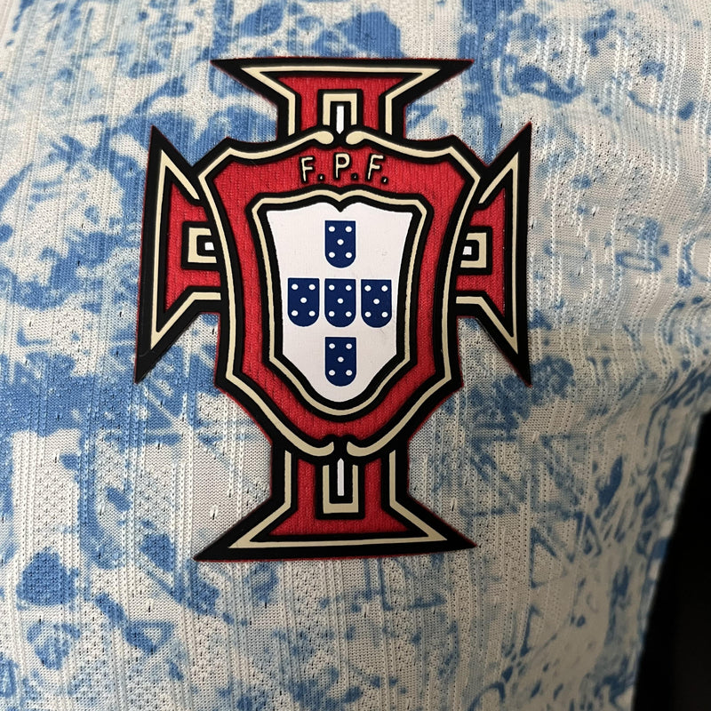 Camisa II Portugal | 24/25 Modelo Jogador Nike - Branca e Azul