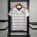 Camisa II Flamengo | 23/24 Torcedor Adidas - Branca e Vermelha