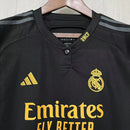 Camisa III Real Madrid | 23/24 Torcedor Adidas - Preta - Feminina