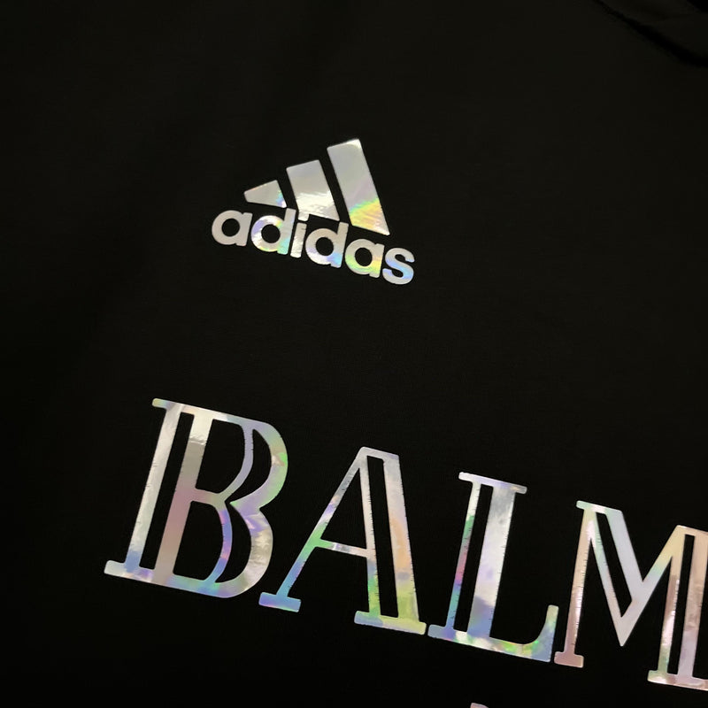 Camisa Balmain x Real Madrid | 23/24 Torcedor Adidas - Preta