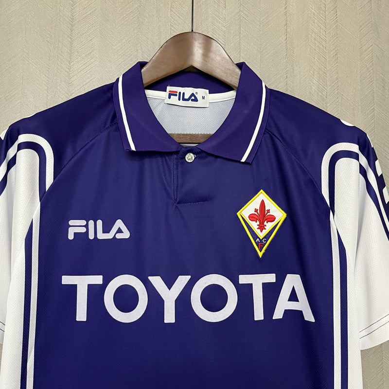 Camisa I Fiorentina Retrô | 99/00 Torcedor Fila - Roxa