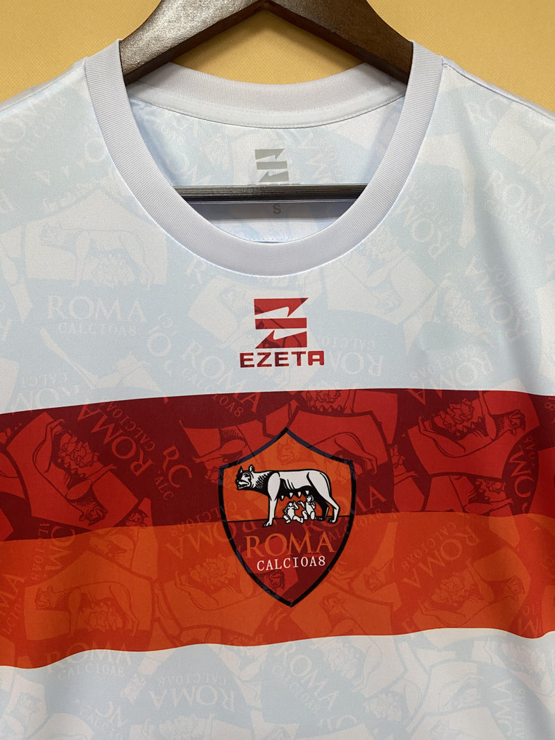 Camisa Goleiro Roma | 22/23 Torcedor Ezeta - Branca e Vermelha