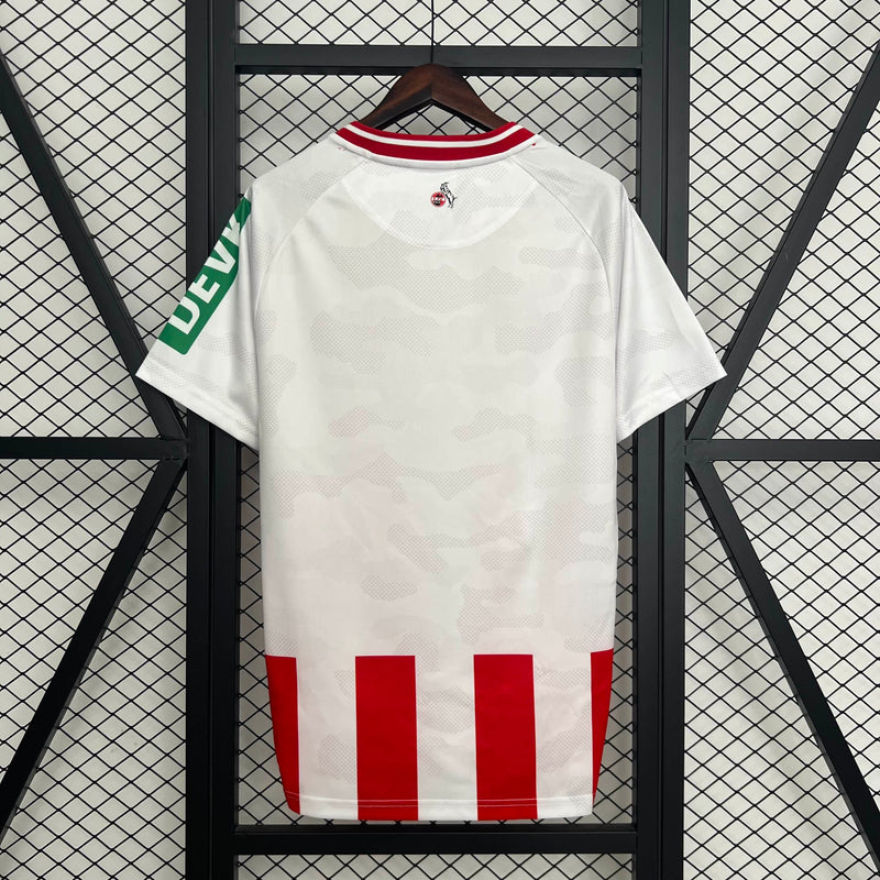Camisa I FC Köln | 25/26 Torcedor Hummel - Vermelha e Branca