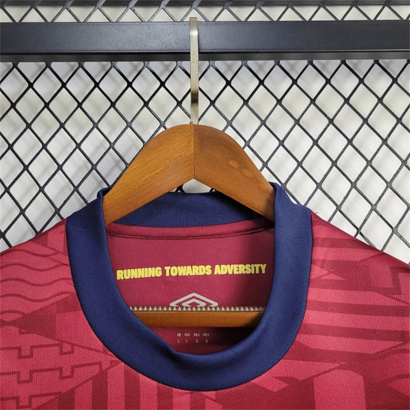 Camisa II Ipswich Town | 24/25 Torcedor Umbro - Vermelha e Azul