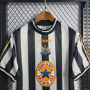 Camisa I Newcastle Retrô | 97/99 Adidas - Preta e Branca