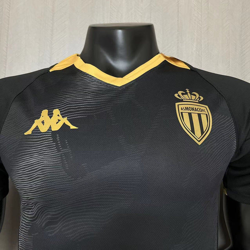 Camisa II Monaco | 23/24 Modelo Jogador Kappa - Preta