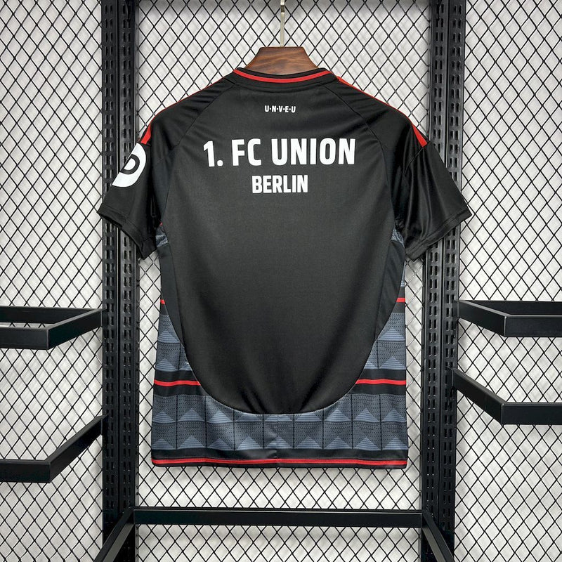 Camisa II FC Union Berlin | 24/25 Torcedor Adidas - Preta e Vermelha