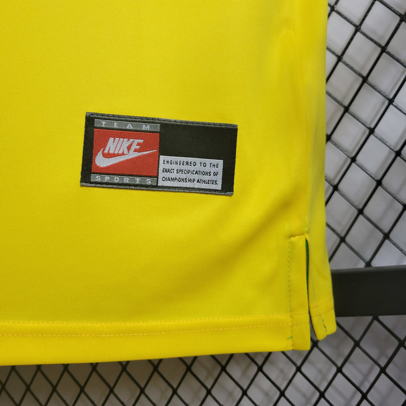 Camisa I Brasil Retrô | 1997 Nike - Amarela