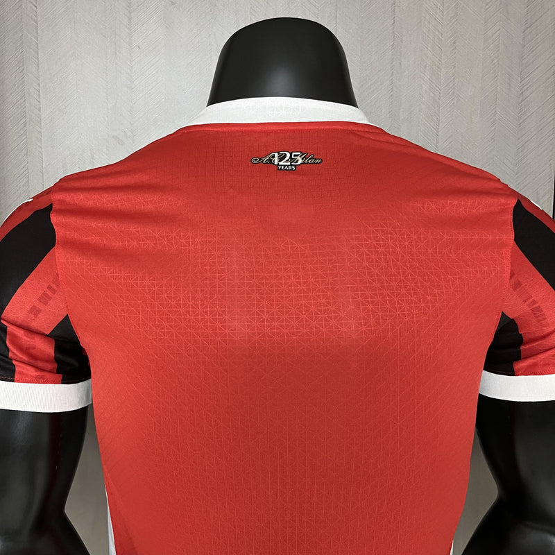 Camisa I Milan | 24/25 Modelo Jogador Puma - Vermelha e Preta