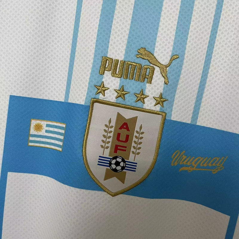 Camisa II Uruguai | 22/23 Torcedor Puma - Branca e Azul