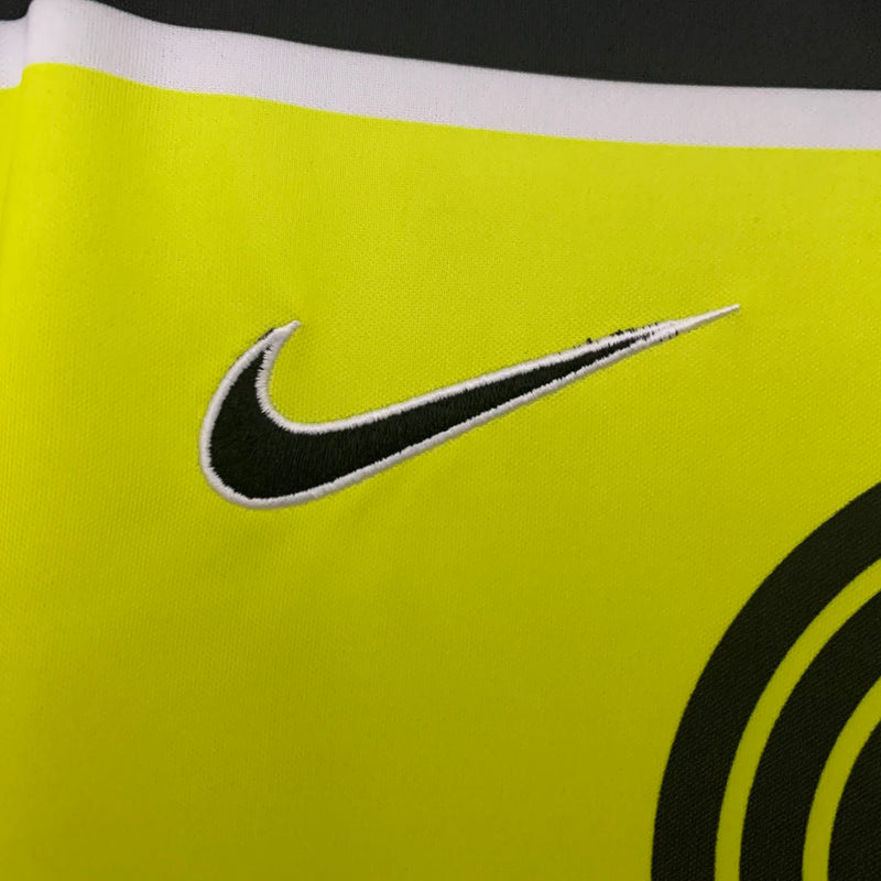 Camisa Champions League Borussia Dortmund Retrô | 96/97 Nike - Amarela e Preta