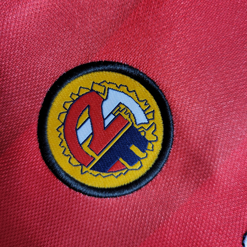 Camisa I Noruega Retrô | 1998 Umbro - Vermelha e Branca