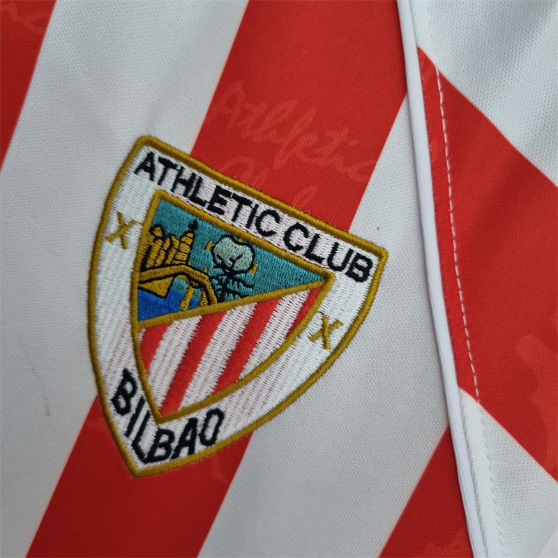 Camisa I Athletic Bilbao Retrô | 95/97 Kappa - Vermelha e Branca