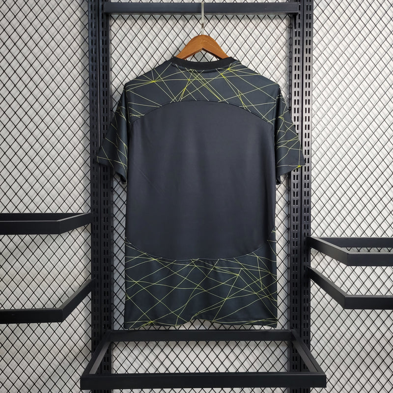 Camisa IV PSG | 22/23 Torcedor Jordan - Preta e Amarela