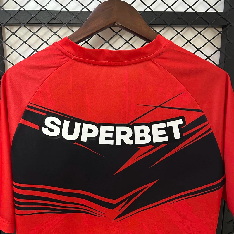 Camisa III Goleiro São Paulo | 25/26 Torcedor New Balance - Vermelha Preta e Branca