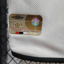 Camisa III Manchester United Retrô | 01/02 Umbro - Branca Dourada (Dupla Face)