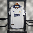 Camisa I Real Madrid Retrô | 00/01 Adidas - Branca e Azul