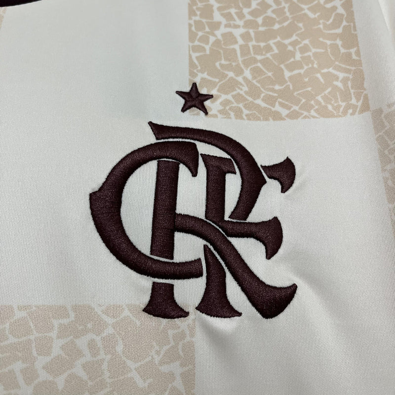 Camisa Pré Jogo Flamengo | 24/25 Torcedor Adidas - Bege