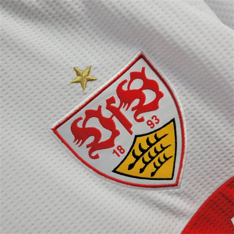Camisa I Stuttgart | 24/25 Torcedor Jako - Branca e Vermelha