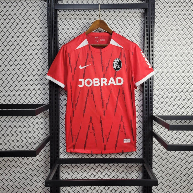 Camisa I SC Freiburg | 24/25 Torcedor Nike - Vermelha e Branca