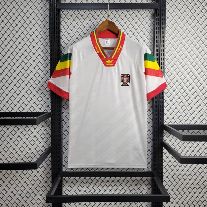 Camisa II Portugal Retrô | 1992 Adidas - Branca