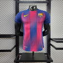 Camisa I Barcelona | 25/26 Modelo Jogador Nike - Vermelha e Azul