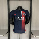 Camisa I PSG | 23/24 Modelo Jogador Nike - Azul e Vermelha