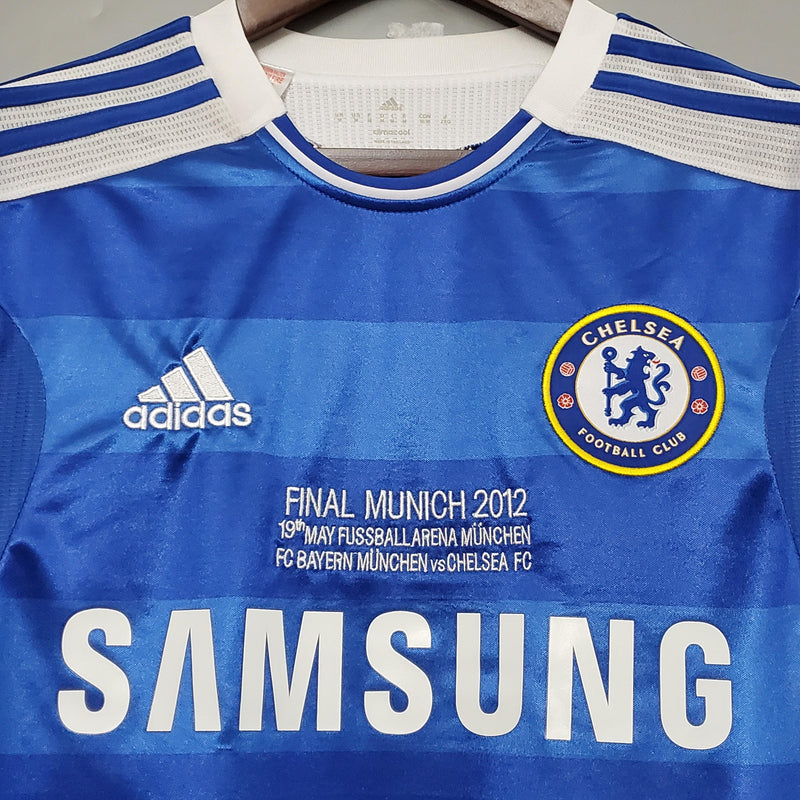 Camisa I Chelsea Champions League Retrô | 2012 Adidas - Azul