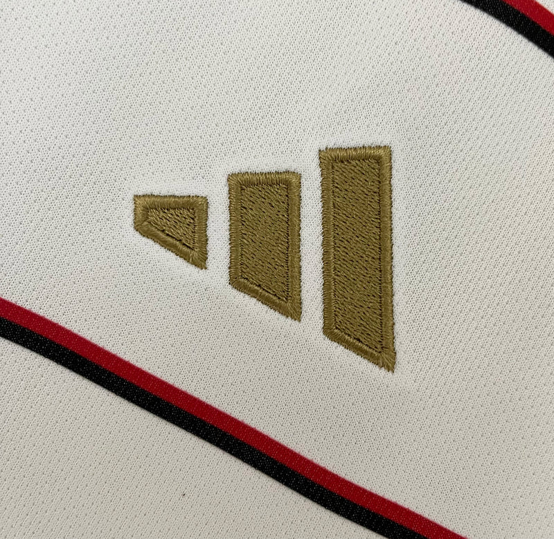 Camisa II Flamengo | 23/24 Torcedor Adidas - Branca e Vermelha