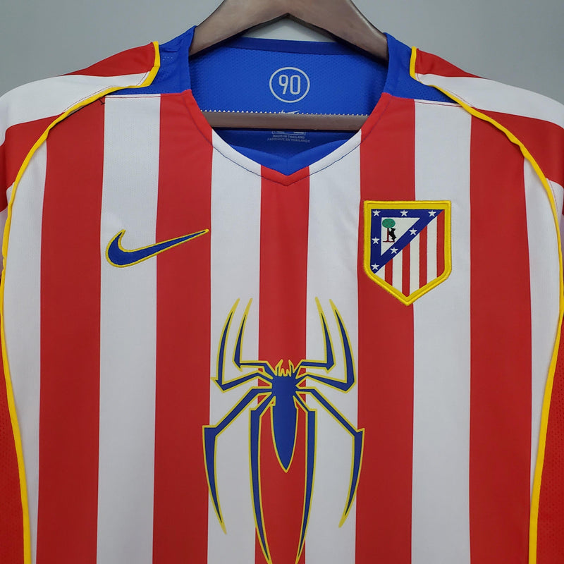 Camisa I Atlético de Madrid Retrô | 04/05 Torcedor Nike - Vermelha e Branca