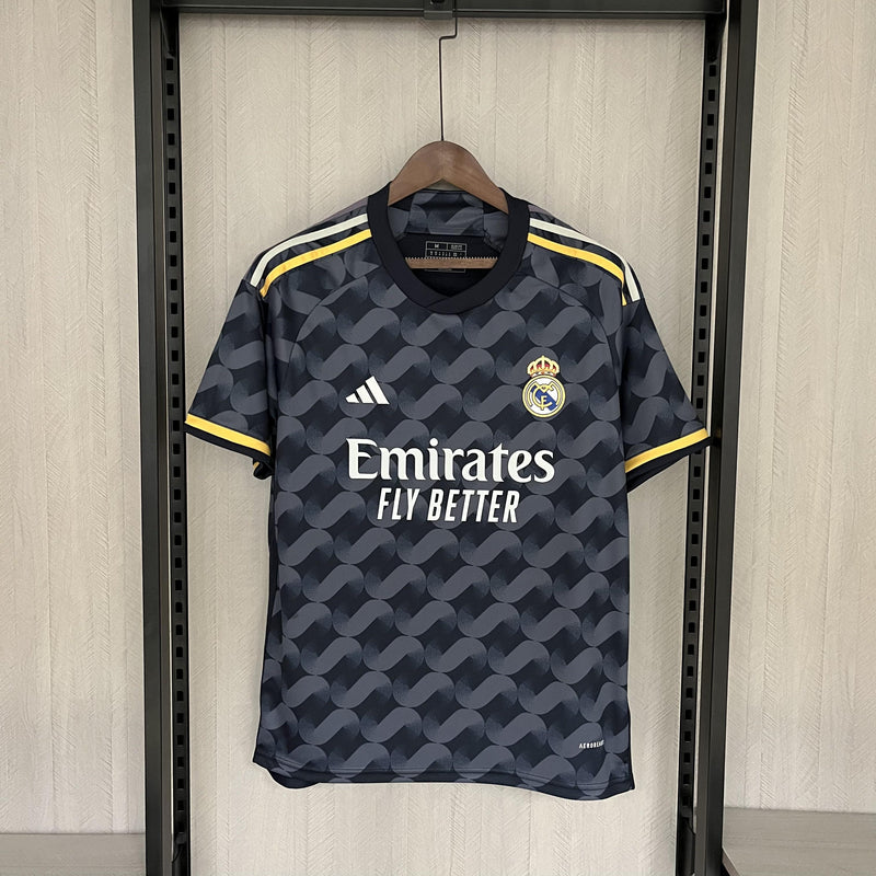 Camisa II Real Madrid | 23/24 Torcedor Adidas - Preta