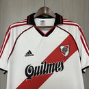 Camisa I River Plate Retrô | 00/01 Adidas - Branca e Vermelha