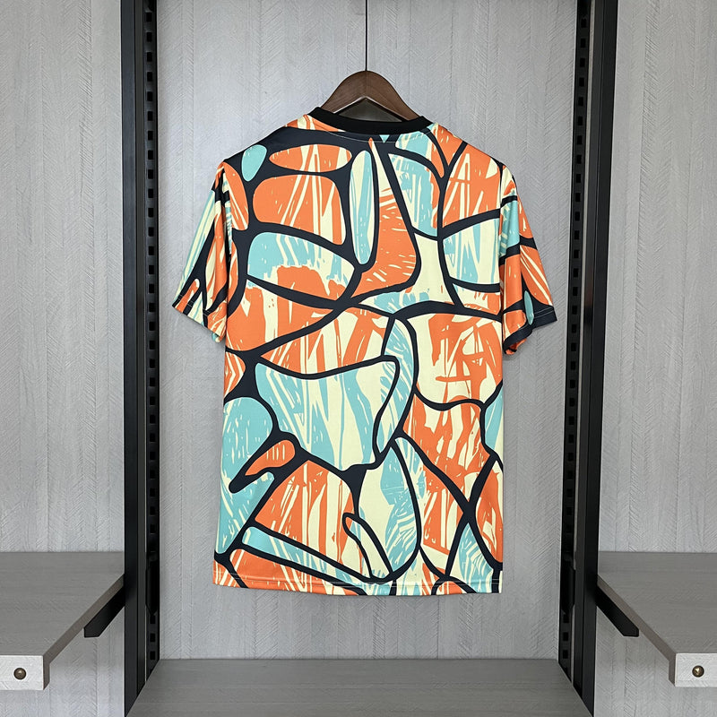 Camisa Edição Especial Arsenal | 24/25 Torcedor Adidas - Laranja e Azul