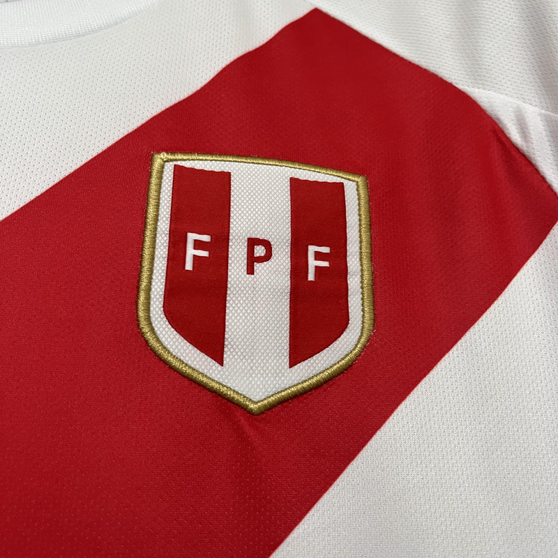 Camisa I Peru | 24/25 Torcedor Adidas - Branca e Vermelha