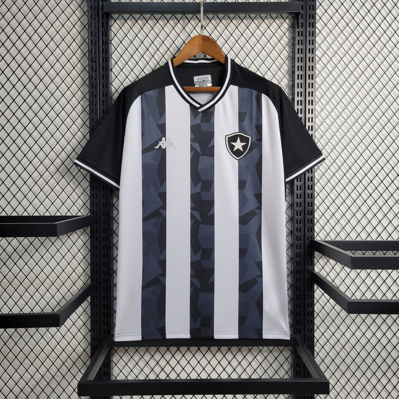 Camisa I Botafogo | 19/20 Torcedor Kappa - Preta e Branca