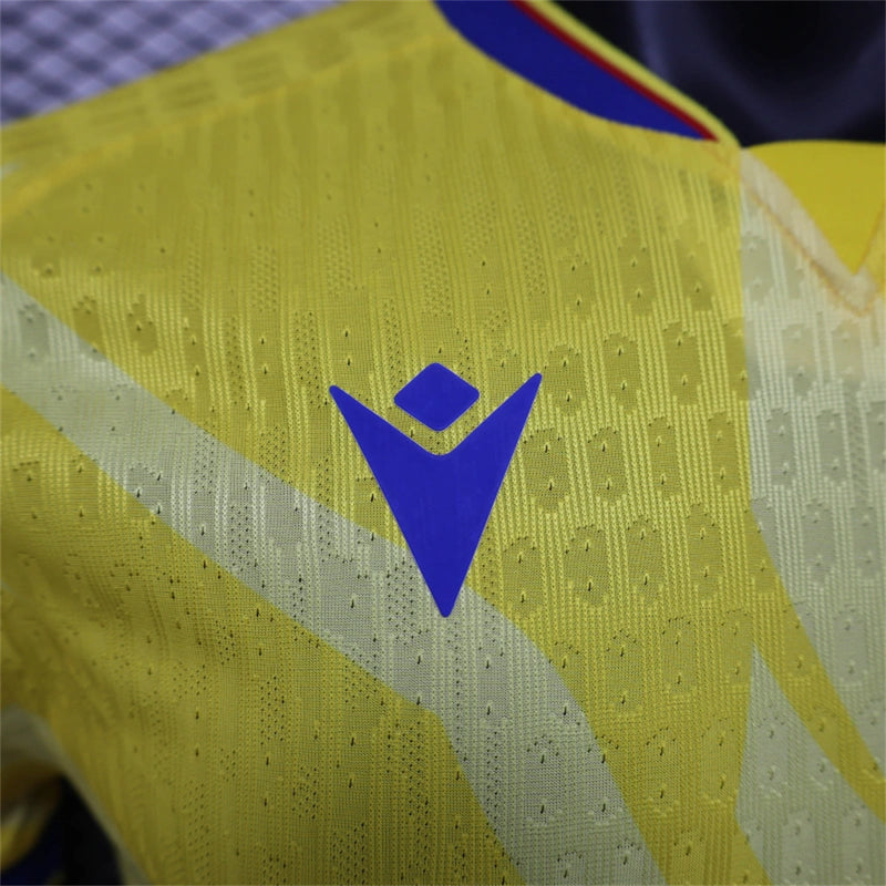 Camisa II Crystal Palace| 24/25 Modelo Jogador Macron - Amarela e Azul