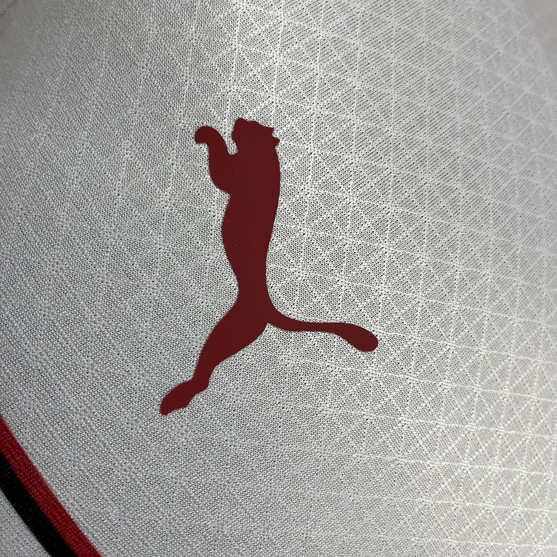 Camisa II Milan | 22/23 Modelo Jogador Puma - Branca e Vermelha
