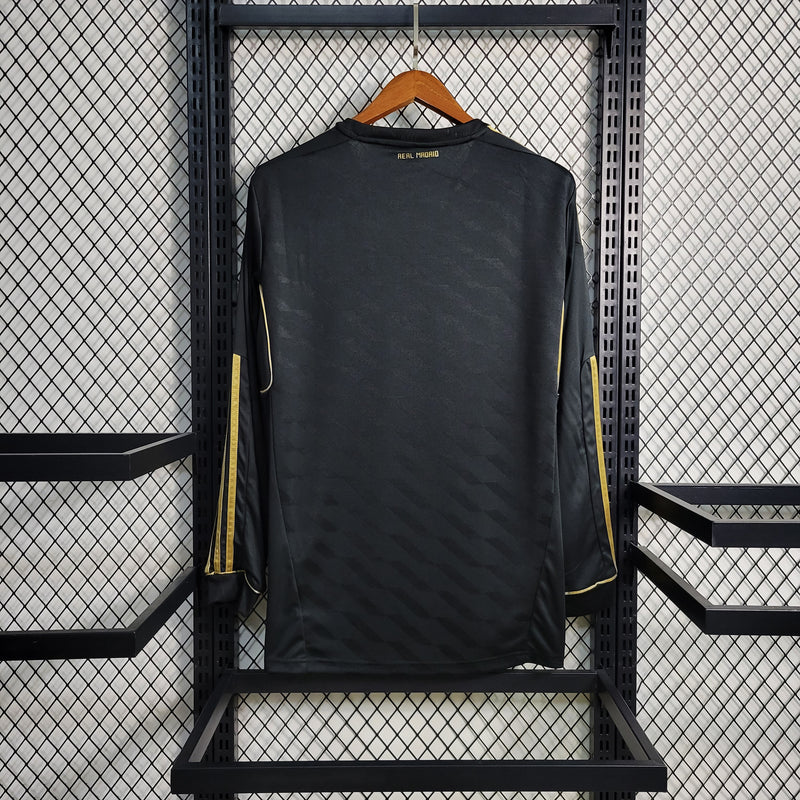 Camisa II Real Madrid Retrô | 2012 Adidas - Preta - Manga Longa