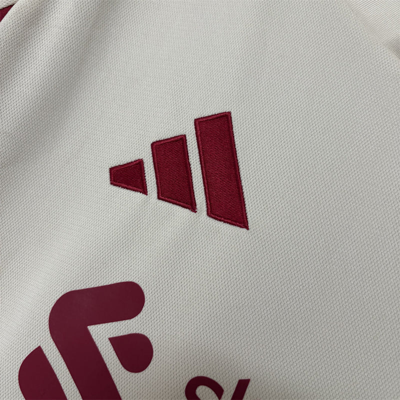 Camisa II Liverpool | 25/26 Torcedor Adidas - Branca e Vermelha - Manga Longa