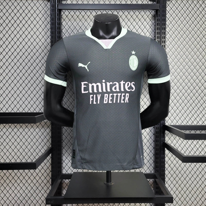 Camisa III Milan | 24/25 Modelo Jogador Puma - Cinza e Verde