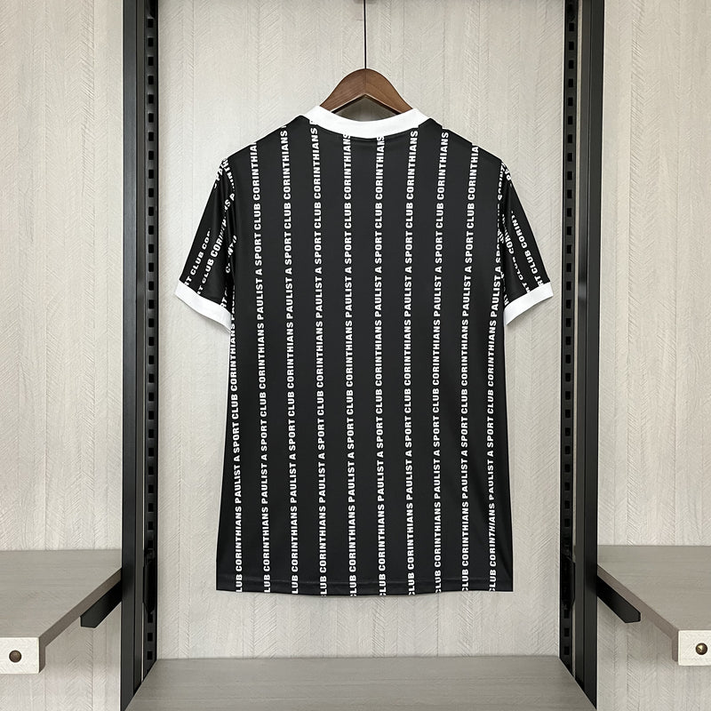 Camisa III Corinthians Retrô | 1994 Finta - Preta e Branca