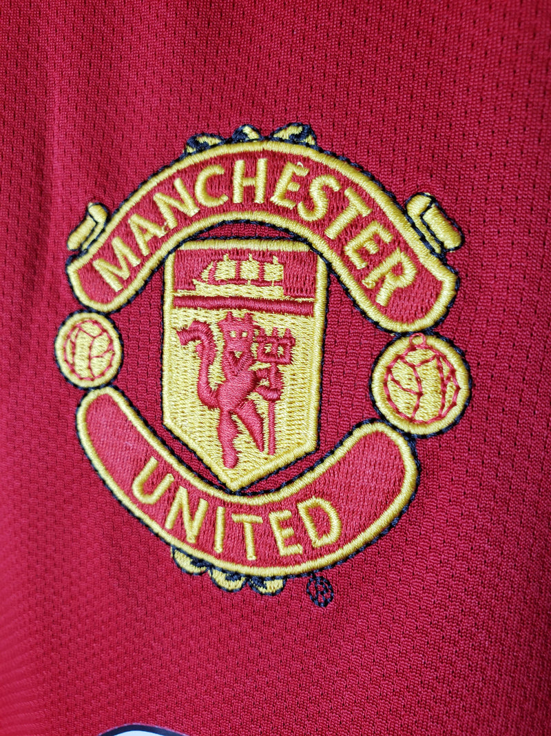 Camisa I Manchester United Retrô | 2005 Nike - Vermelha - Manga Longa