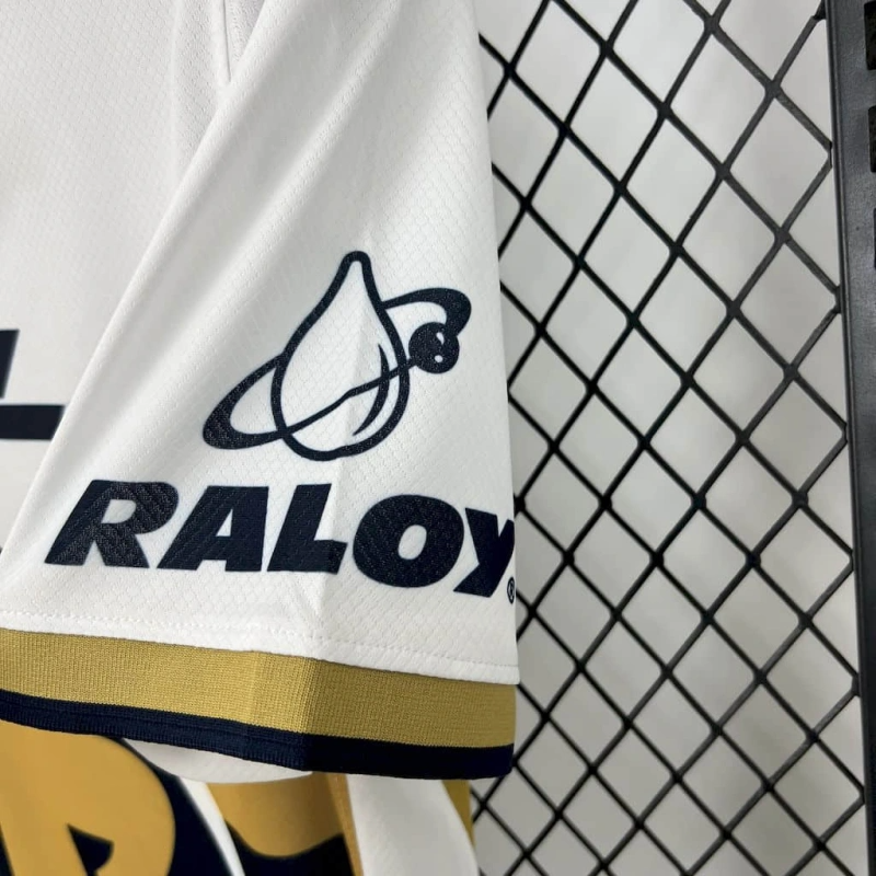 Camisa I Pumas | 25/26 Torcedor Nike - Branca Azul e Dourada