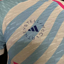 Camisa Arsenal x Stella McCartney | 23/24 Modelo Jogador Adidas - Azul e Rosa
